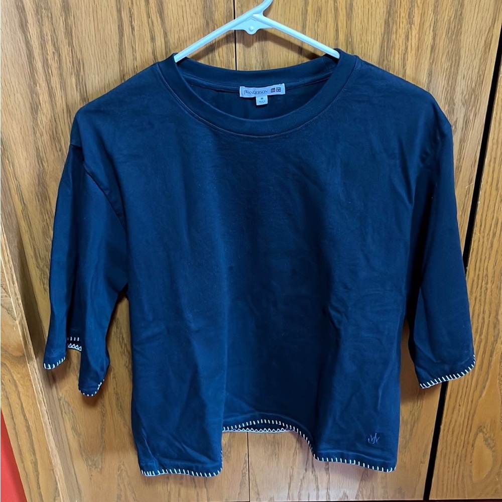 JW Anderson x Uniqlo Navy Blue Top